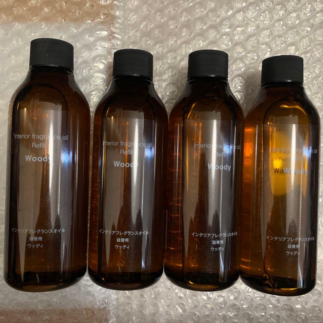 無印良品 インテリアフレグランスオイル 詰替用 ウッディ 200ml 4点