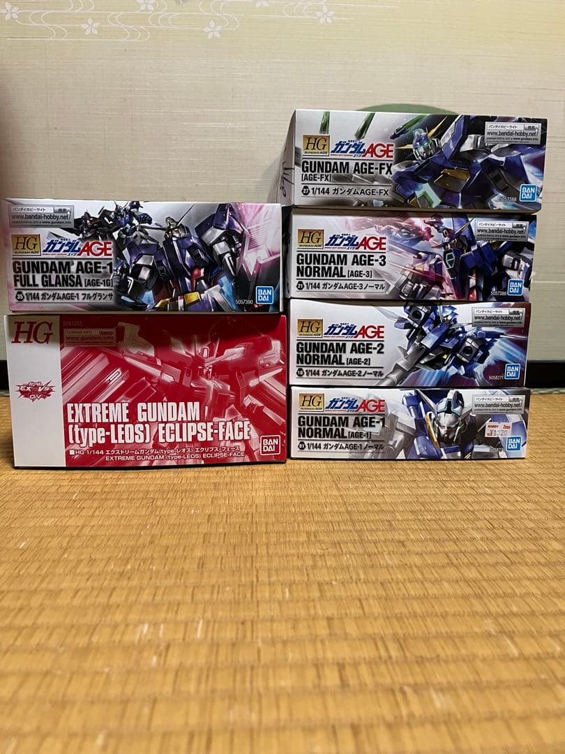 ガンプラ 組立済 セット ガンプラ組立済7点セット箱説付 HG ZZガンダム/ガンダムG30th HGUC