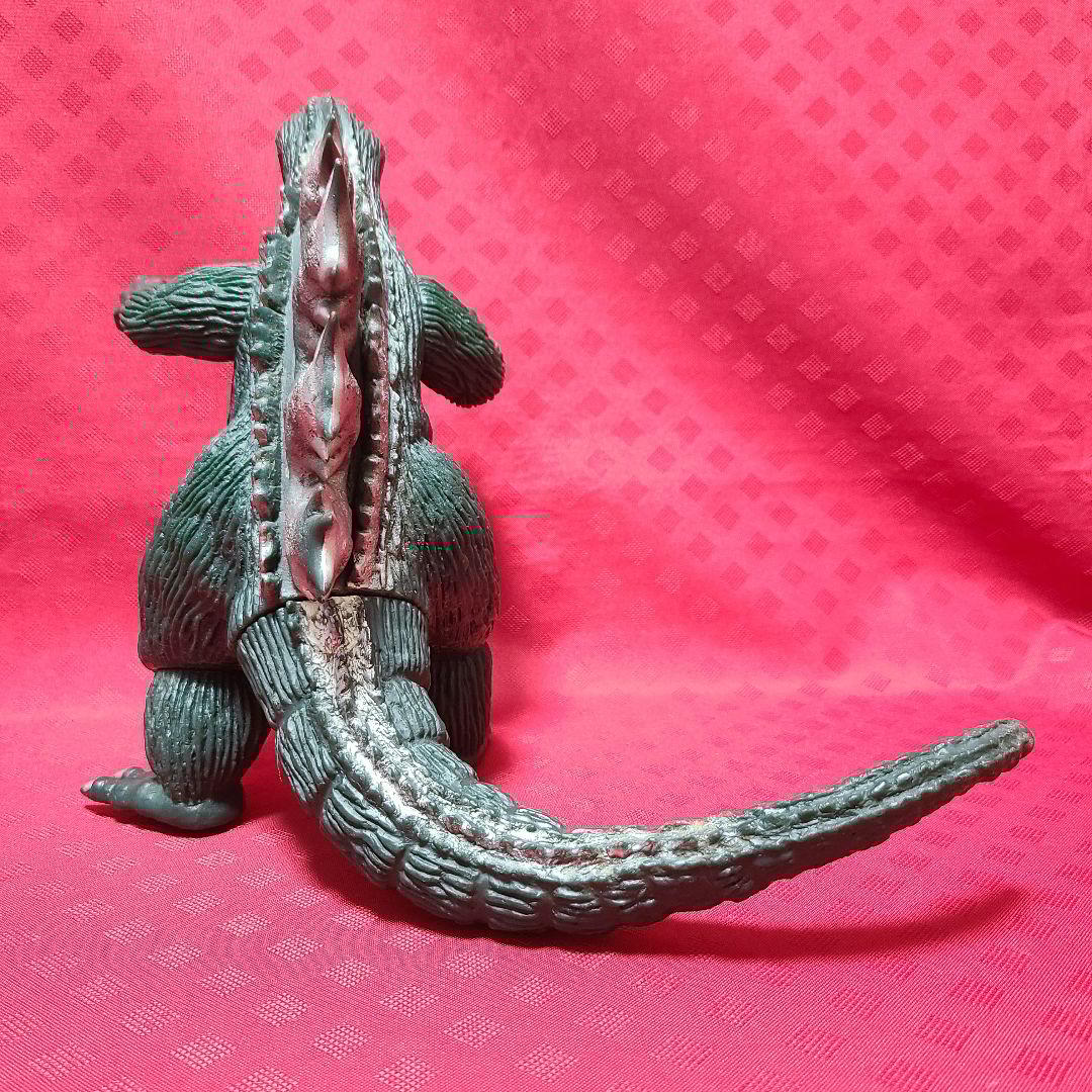 ジャンク】 バンダイ ゴジラ1962 キンゴジ ソフビ 1983年製 日本製