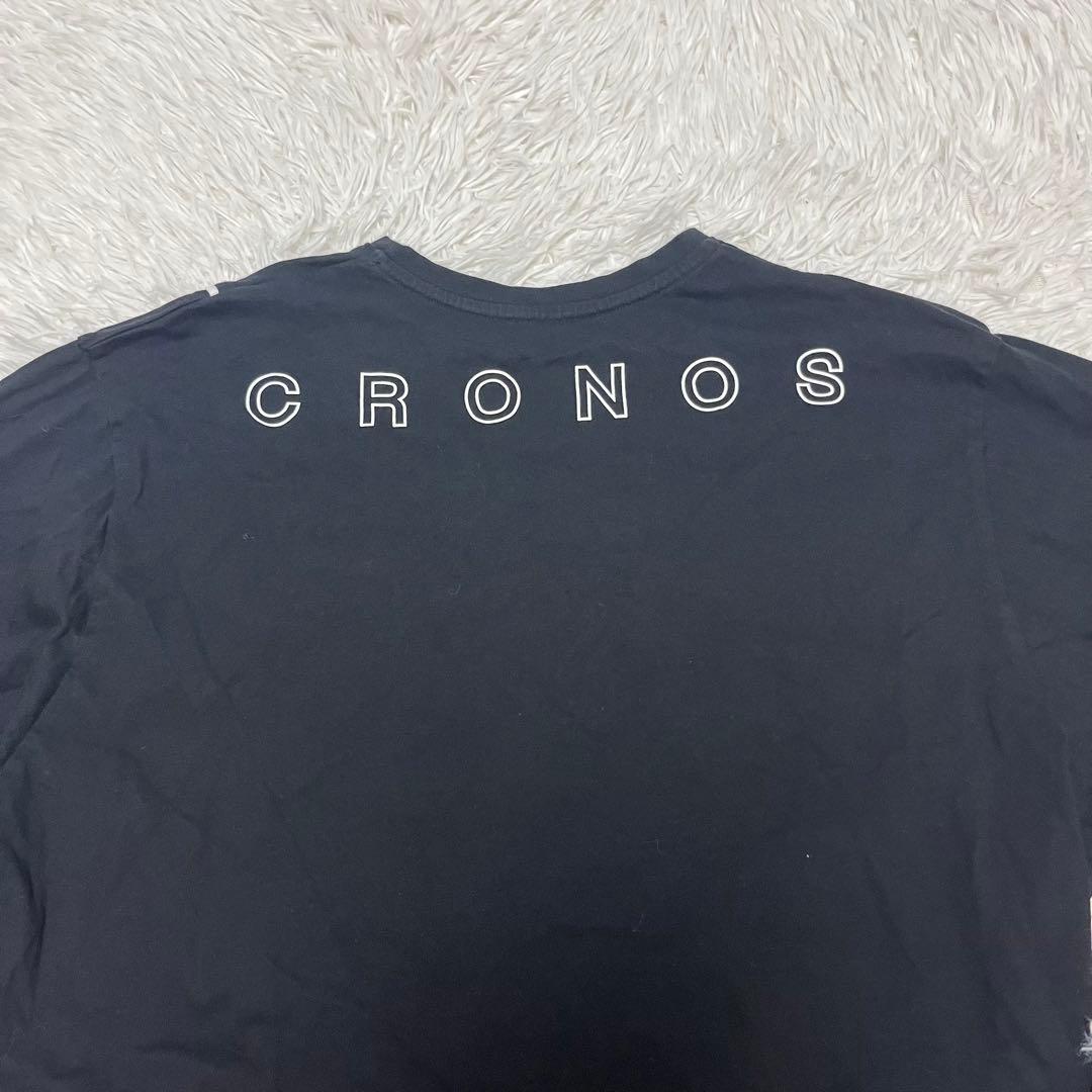 希少サイズ クロノス CRONOS ロンT カットソー 長袖 ブラック 黒 XL