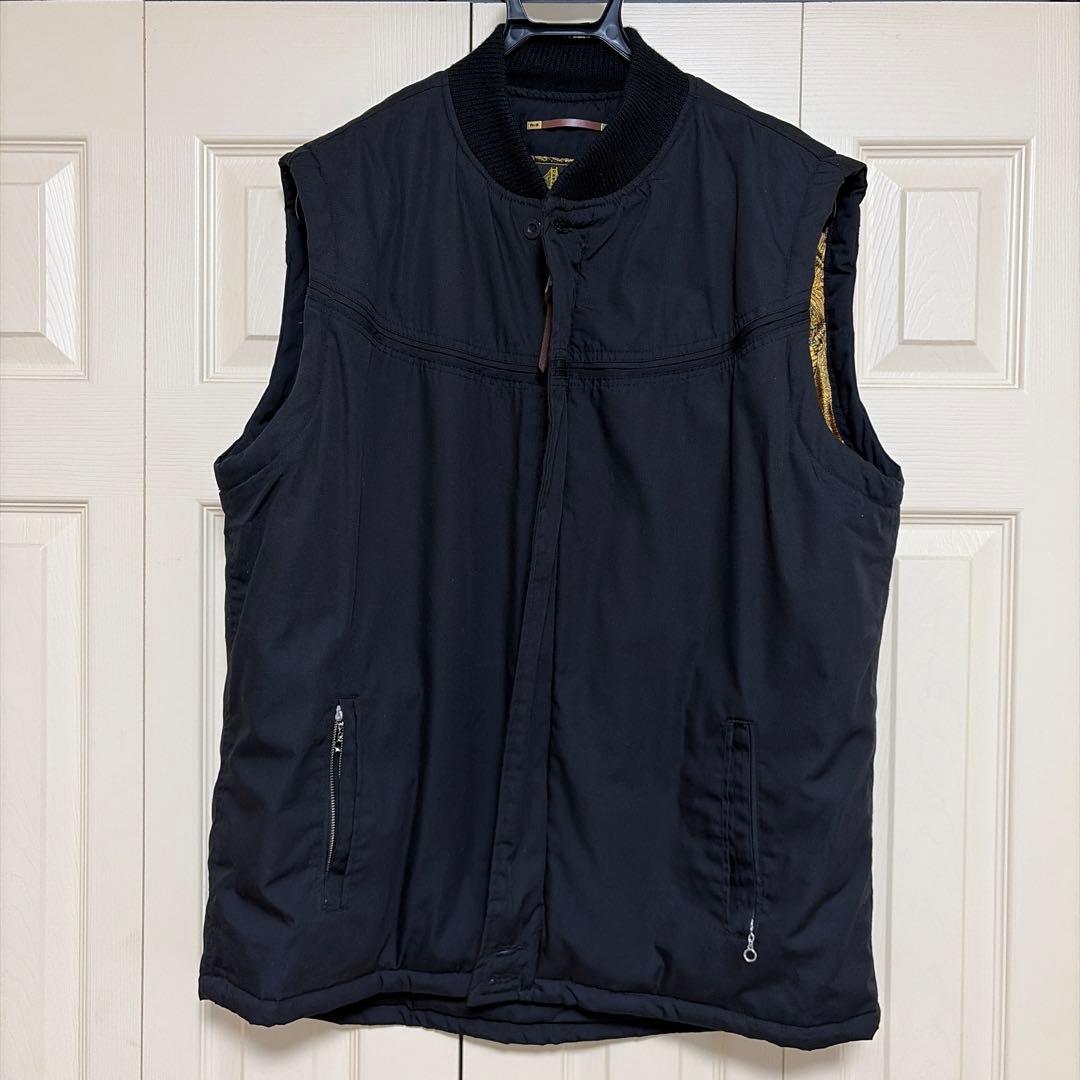 Derby of San Francisco ベスト　黒　XL 未使用 Derby of San Francisco ダービーベスト BLK 表記(XL) ゴールド