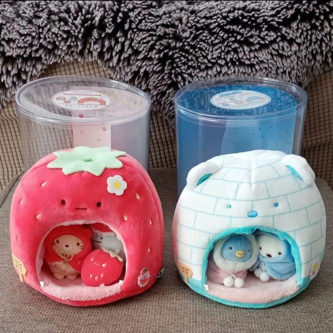 すみっコぐらし てのりぬいぐるみ いちごのおうち 喫茶すみっコでいちご