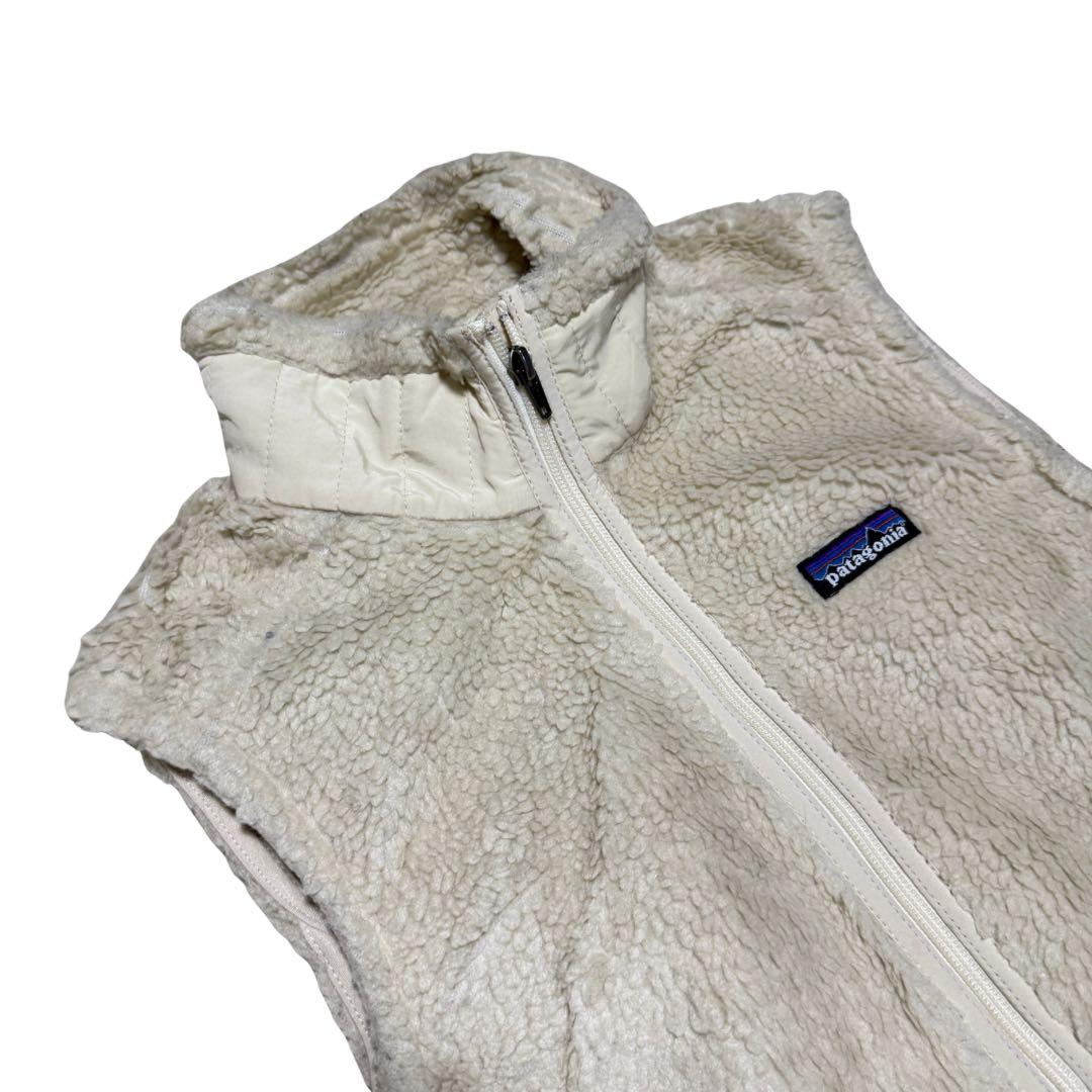 パタゴニア ボアフリースベスト S ベージュ レトロX - メルカリ