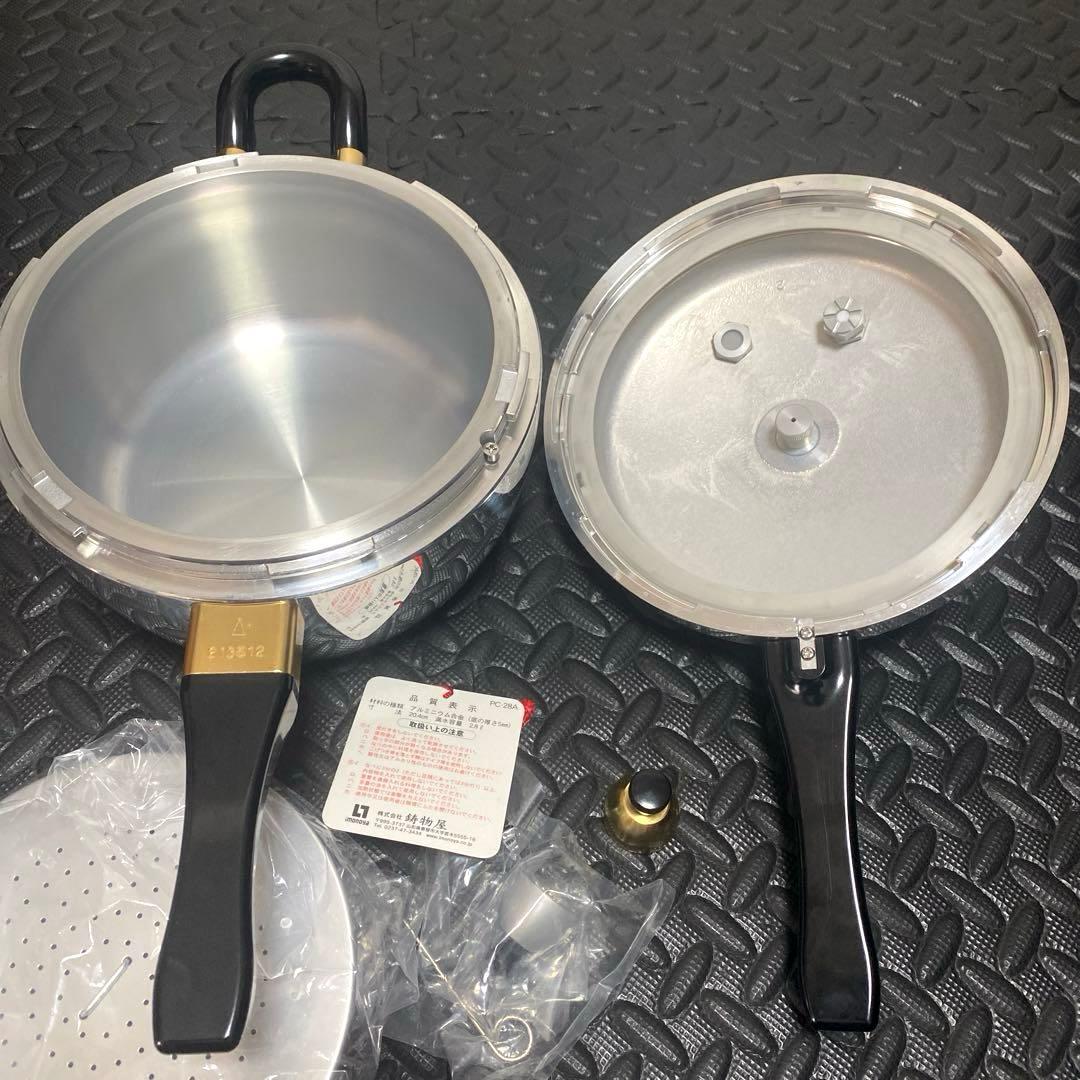 【未使用】鋳物屋 ヘイワ 圧力鍋 PC-28A 2.8L 炊飯 玄米