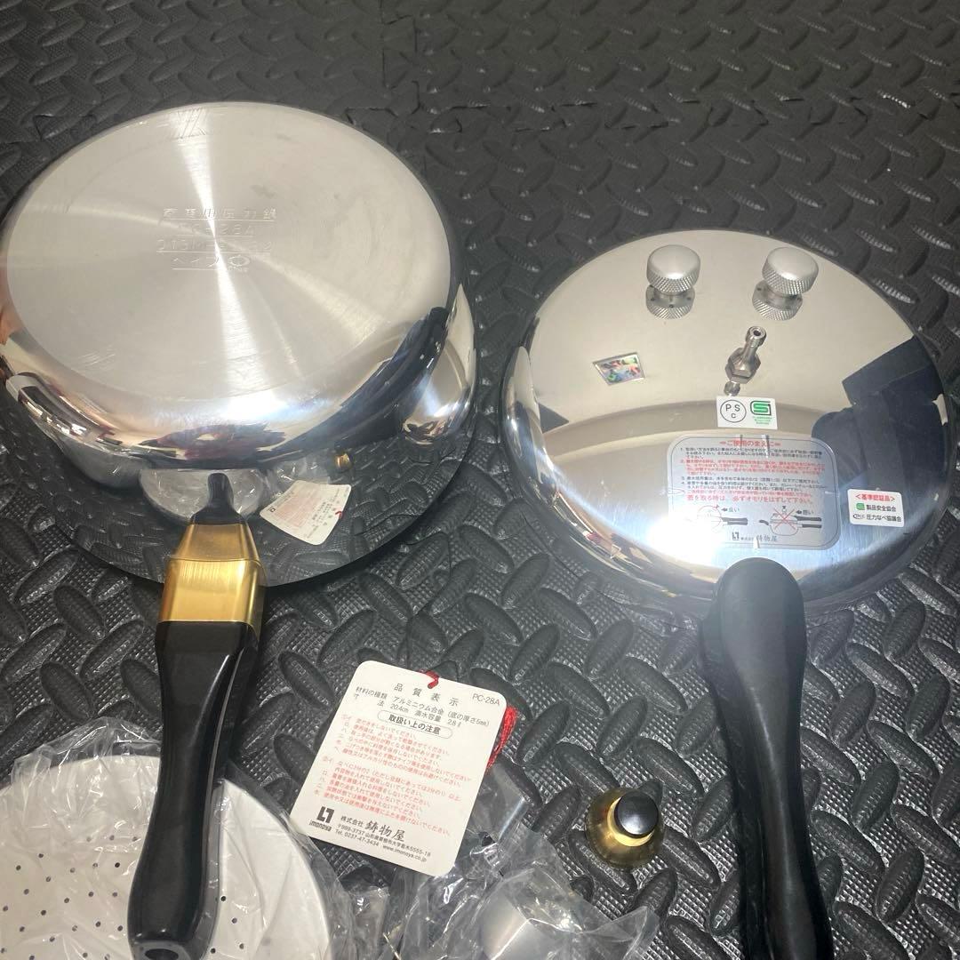 【未使用】鋳物屋 ヘイワ 圧力鍋 PC-28A 2.8L 炊飯 玄米