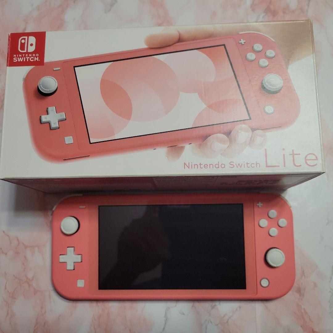 Nintendo　Switch　Lite　コーラルピンク　アダプターとカバー注意 Amazon.com: Silicone Protective Case for Nintendo Switch Lite