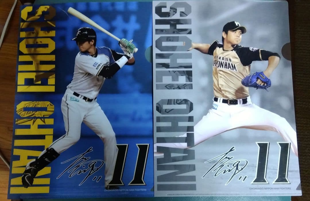 クリアファイル2枚セット 大谷翔平 北海道日本ハムファイターズ - メルカリ