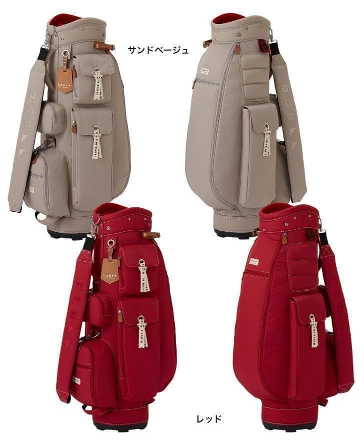 新品 ONOFF オノフ レディース キャディバッグ OB0722 レッド - メルカリ
