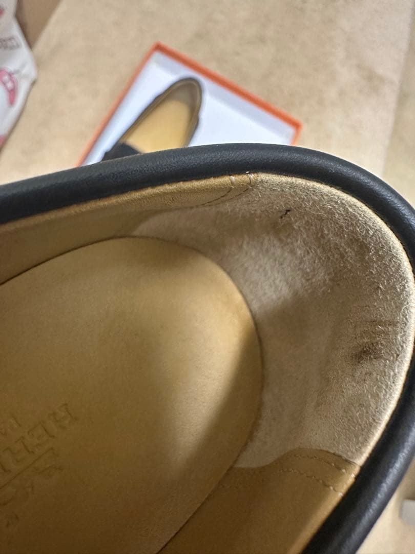 ま*み様 お値段相談可※【HERMES】モカシン《アワー》　37.5