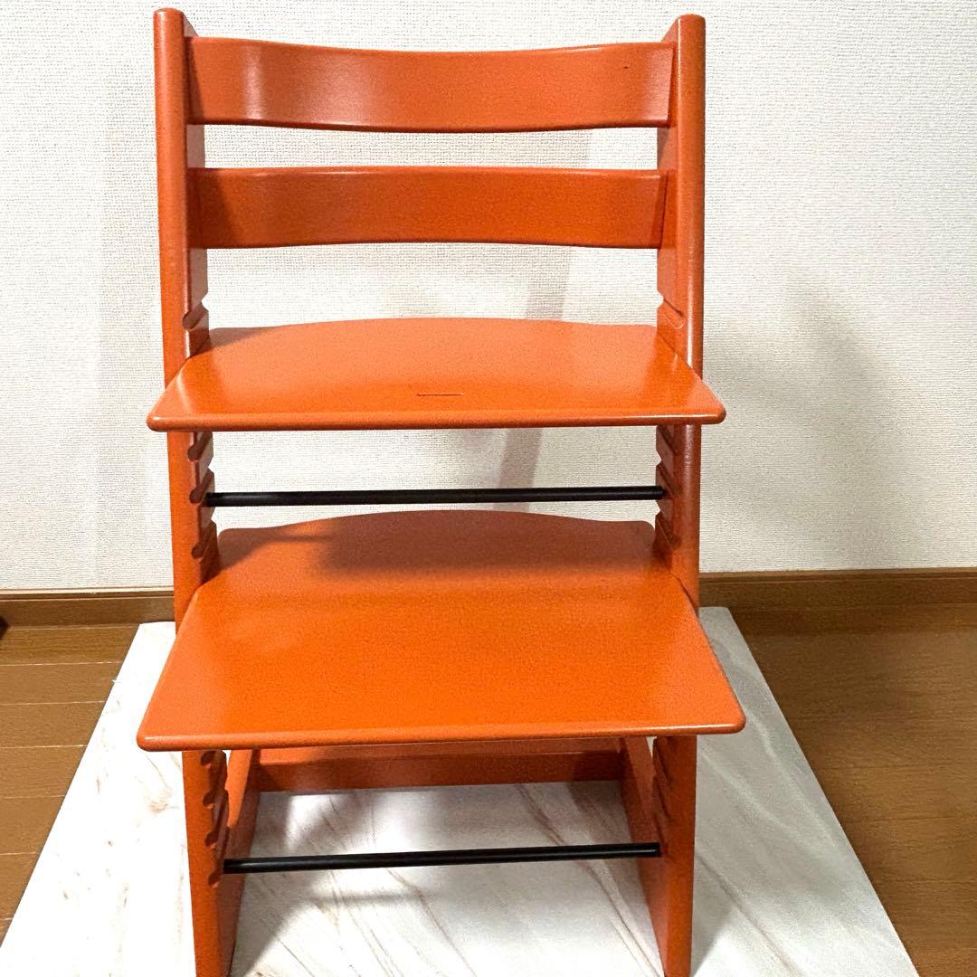 美品】STOKKEトリップトラップ ベビーチェア シリアル4 廃盤色