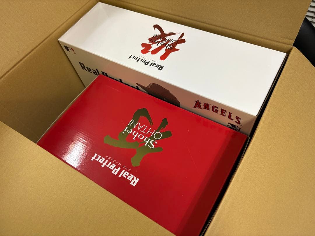 【新品未開封品】大谷翔平 プレミアムフィギュアセット「投」「打」 Tシャツセット 大谷翔平プレミアムフィギュア」の受注販売開始 | 株式会社郵便局物販