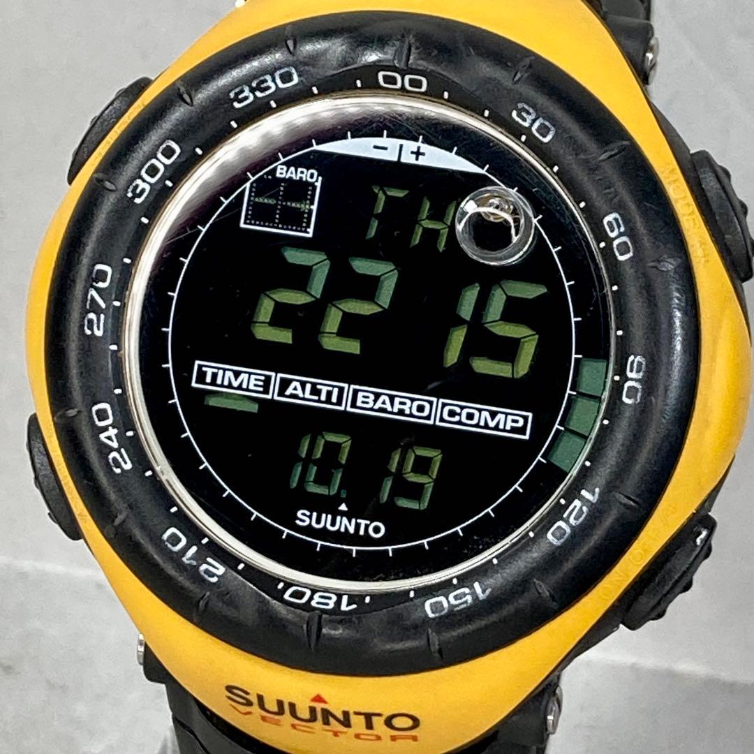 美品 SUUNTO スント VECTOR ベクター イエロー ブラック 廃盤 - メルカリ