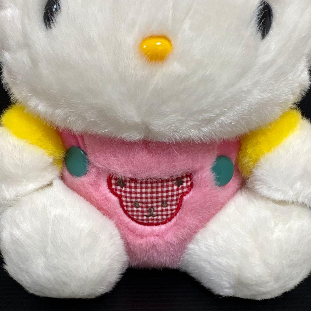 激レア❣️ 希少品 旧ロゴ ハローキティ ぬいぐるみ 1992 平成レトロ