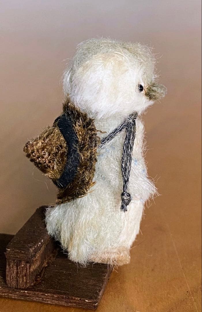 moriのえほん様 三角帽子のペンギン ぬいぐるみ ミニチュア ハンドメイド