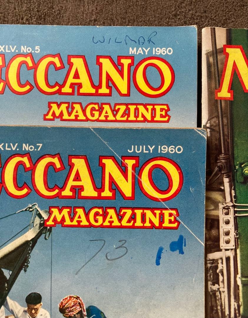 MECCANO MAGAZINE 1960 12冊セット Meccano Set 3, Vintage 1950 1960