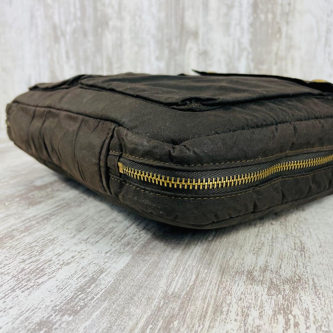 希少】RRLダブルアールエル ワックスドキャンバス ブリーフケース