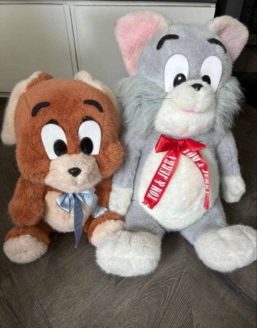 トムとジェリー　ぬいぐるみ　約53cm 約43cm トム＆ジェリー トム ぬいぐるみ Sサイズ|【ぬいぐるみのセキグチ