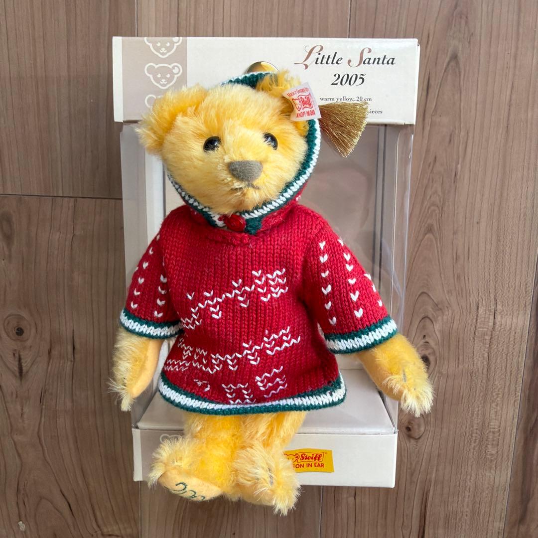 Steiff Little Santa 2005 ぬいぐるみ - メルカリ