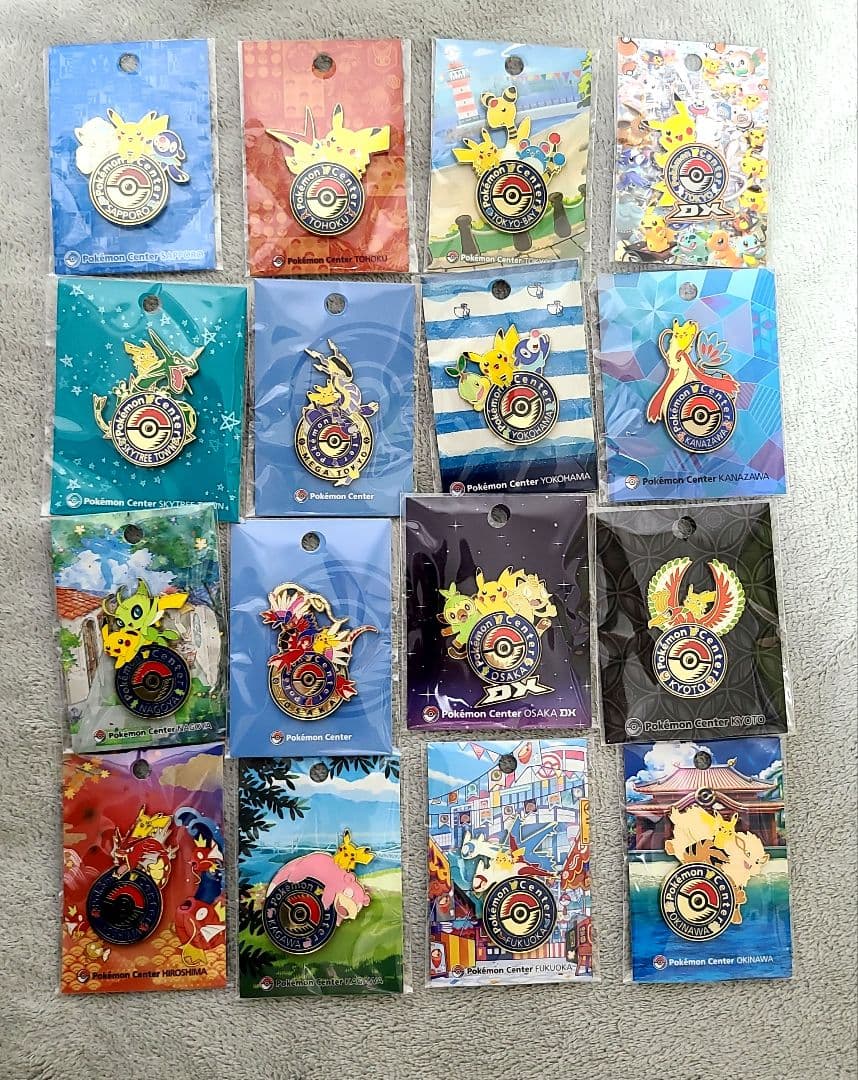 ポケモンセンター ピンズ 16種類セット - メルカリ