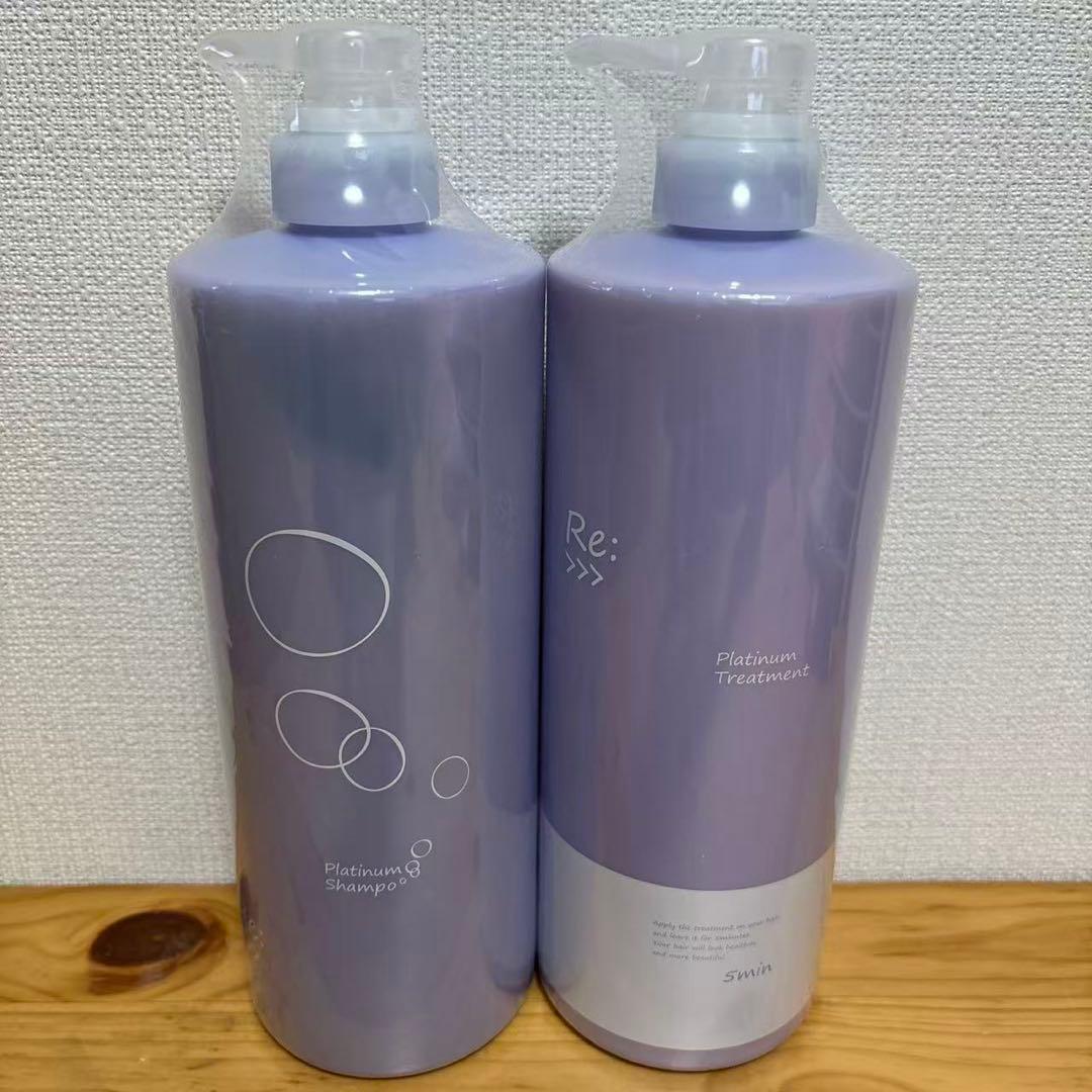 アジュバン リプラチナムシャンプー1000ml ＆トリートメント1000gセット アジュバン リ: プラチナム シャンプー 1000mL + トリートメント 1000g