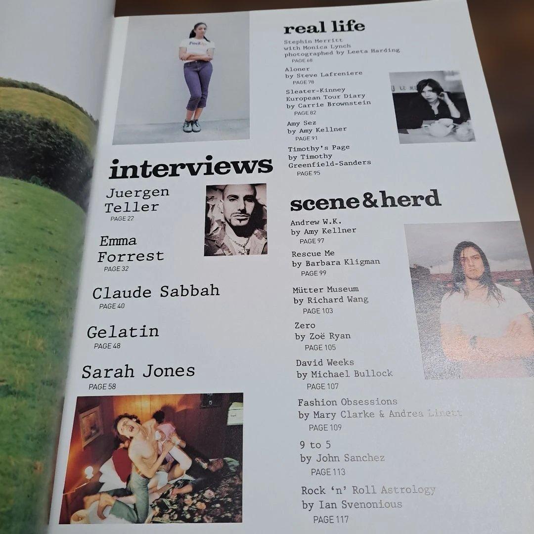 index Magazine（キズあり）と別冊『PORTRAIT』セット2000