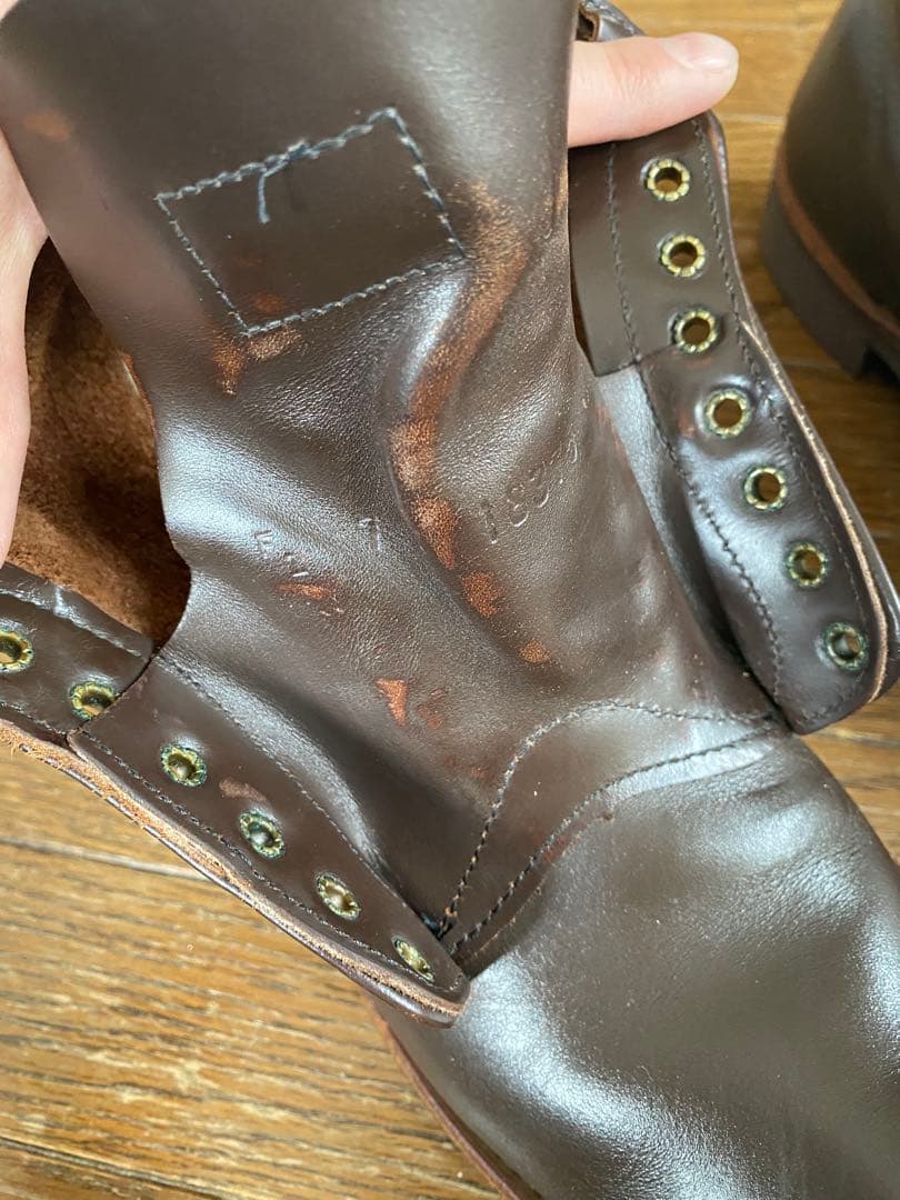 RED WING 8161 ガラスレザー ダークブラウン US7D[25cm] - メルカリ