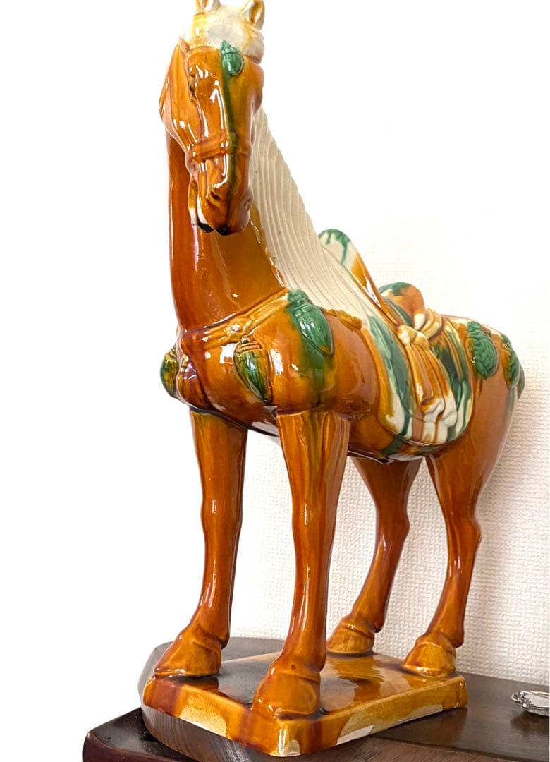 唐三彩 千里馬彫塑像 中国陶磁 | Kyoto National Museum