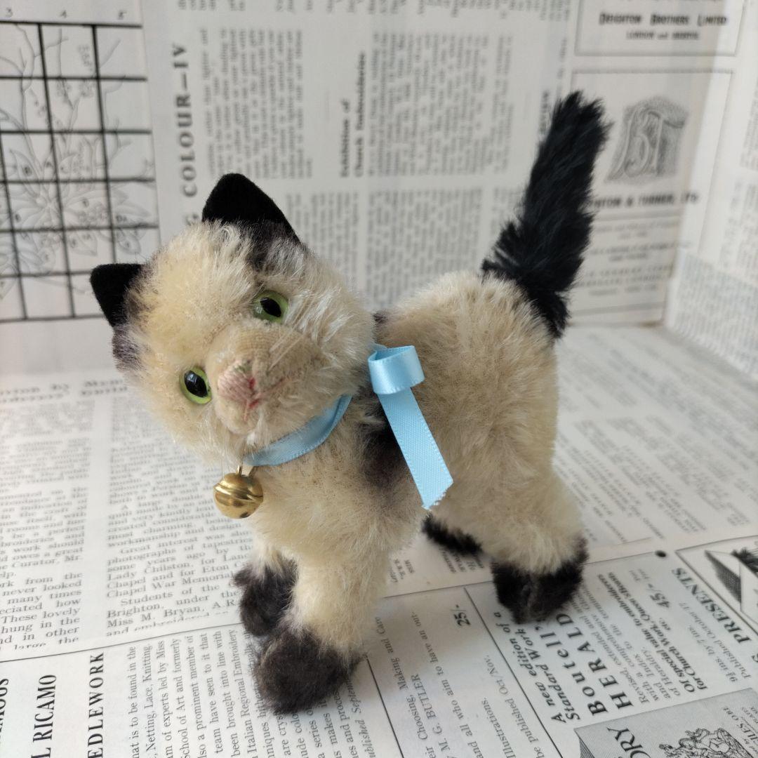 緑の眼をしたぶち猫さん シュタイフ ガッシー GUSSY ヴィンテージ