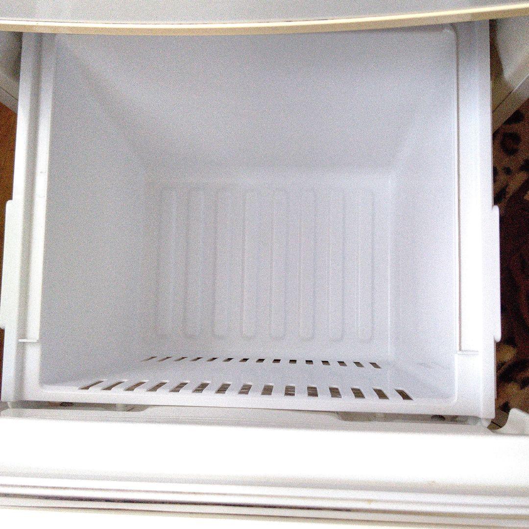 ナショナル☆2ドア冷凍冷蔵庫☆レトロ☆ホワイト&ブルー2005年製☆稼働