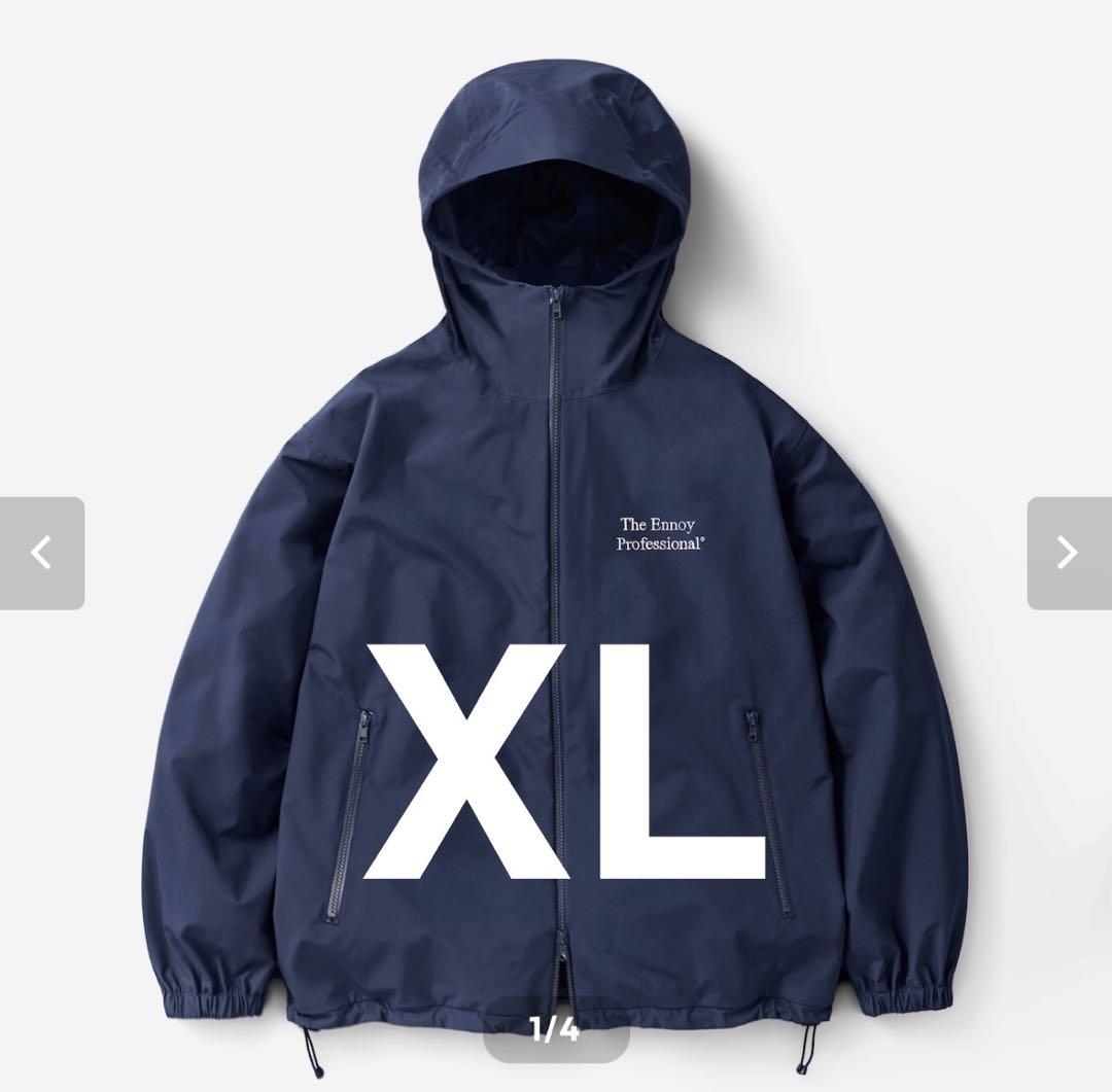 XLサイズ ENNOY 3LAYER SHELL HOODIE (NAVY)