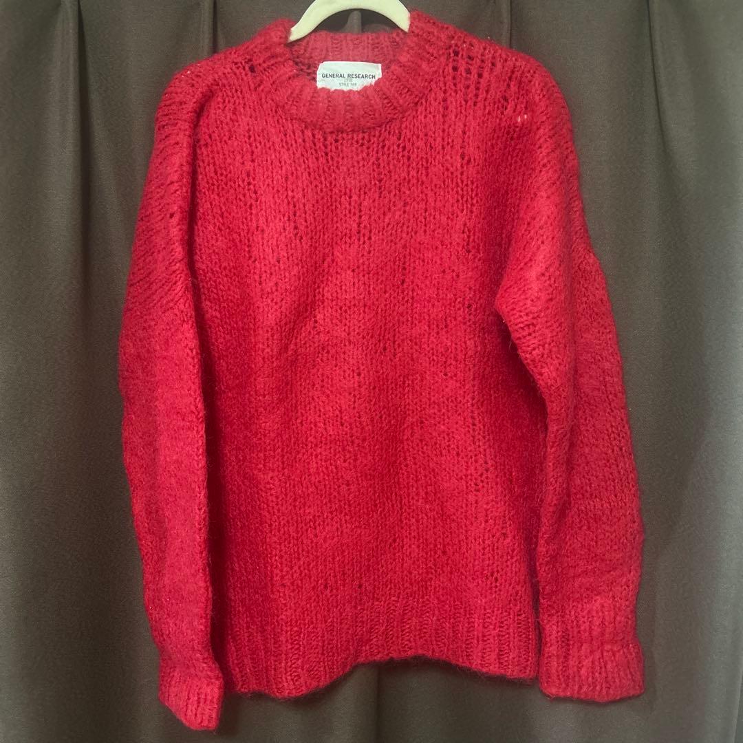 G*N様 ジェネラルリサーチ モヘア ニット セーター 98年製 レア 美品 G*N様 ジェネラルリサーチ モヘア ニット セーター 98年製 レア 美品