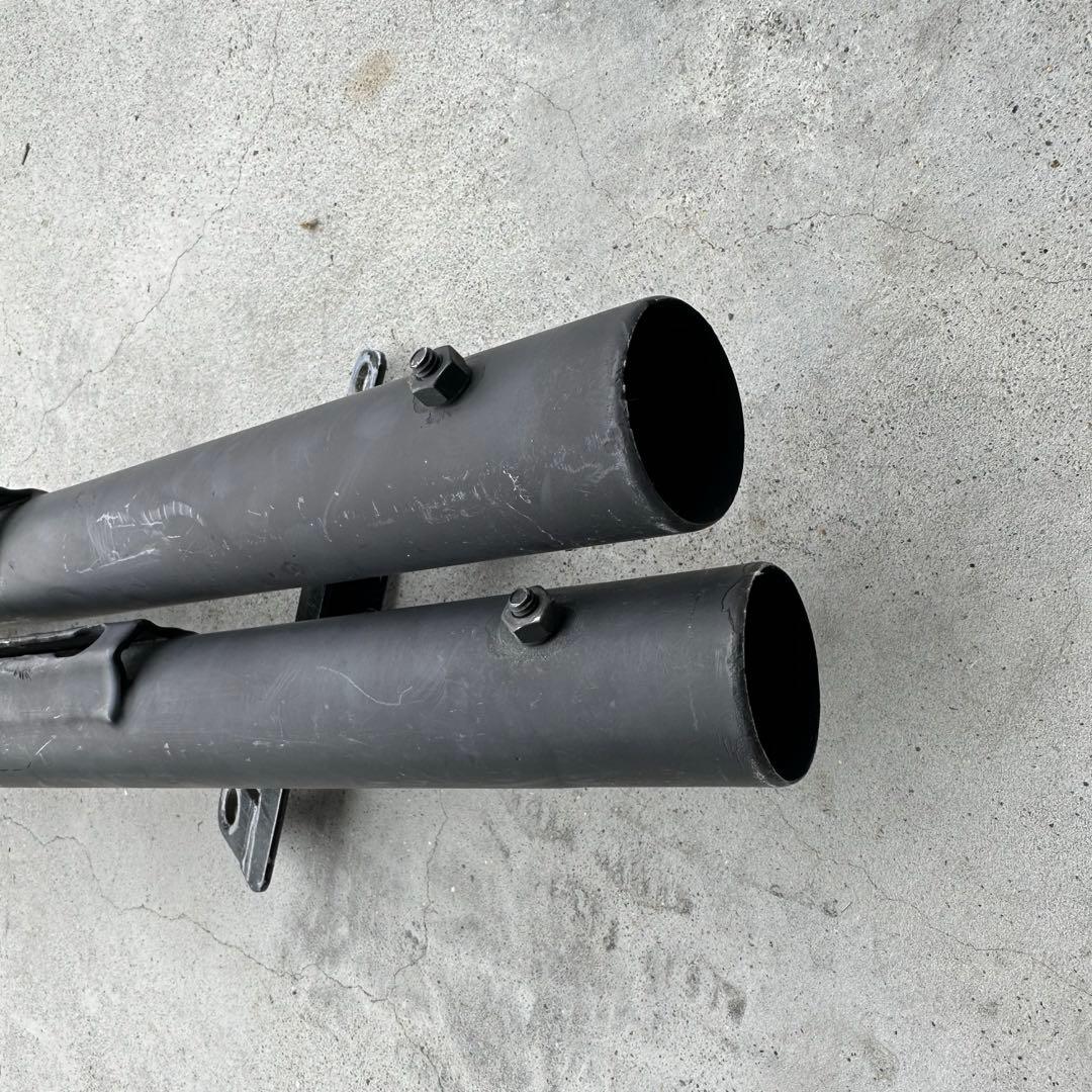 ショベル マフラー ショットガン ハイパイプ 4速フレーム - メルカリ