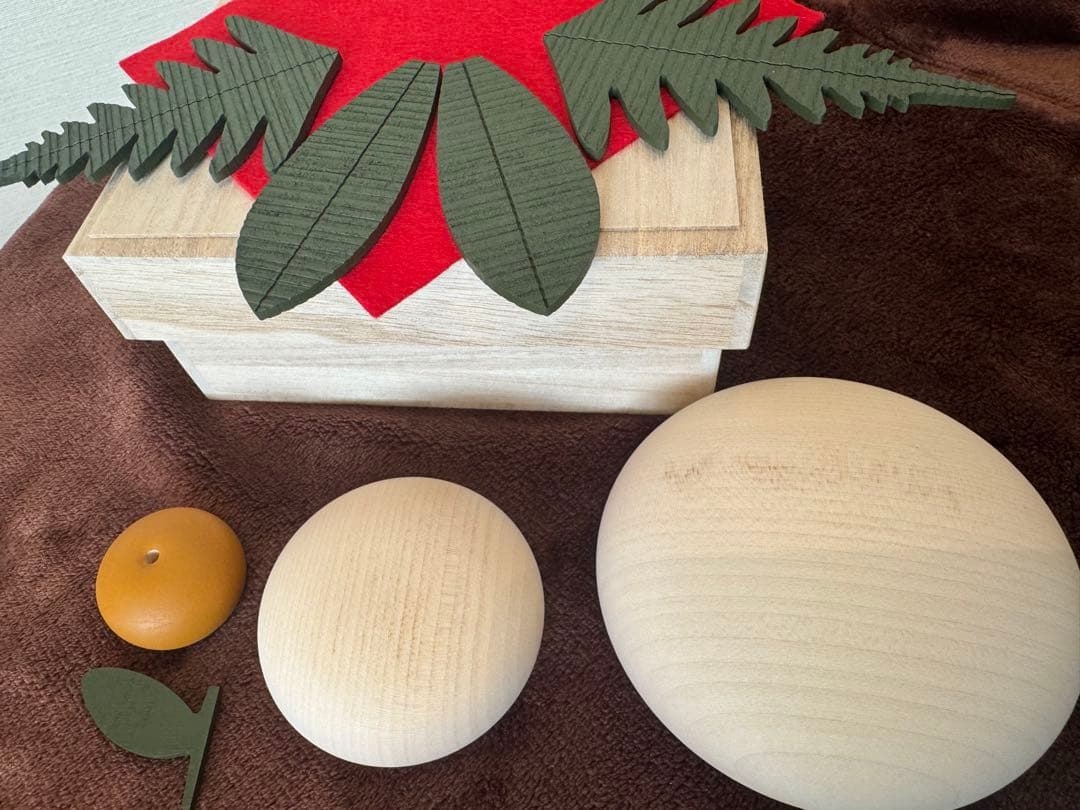 渡部様専用です‼️極美品⭐️木製鏡餅（メープル・径約10.5cm）