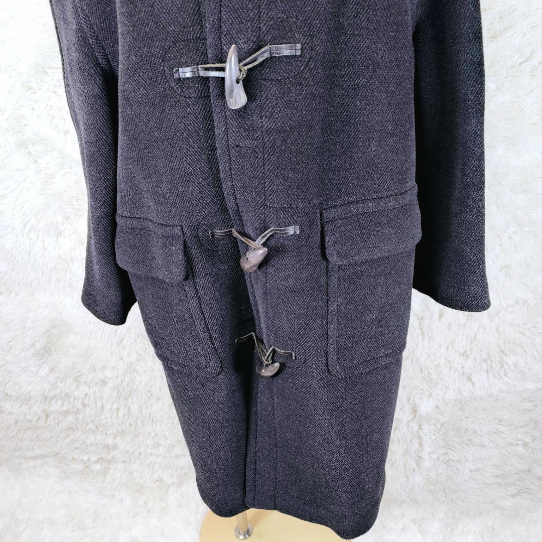 希少 SHIPS ダッフルコート ヘリンボーン ウール 100% ムーアブルック