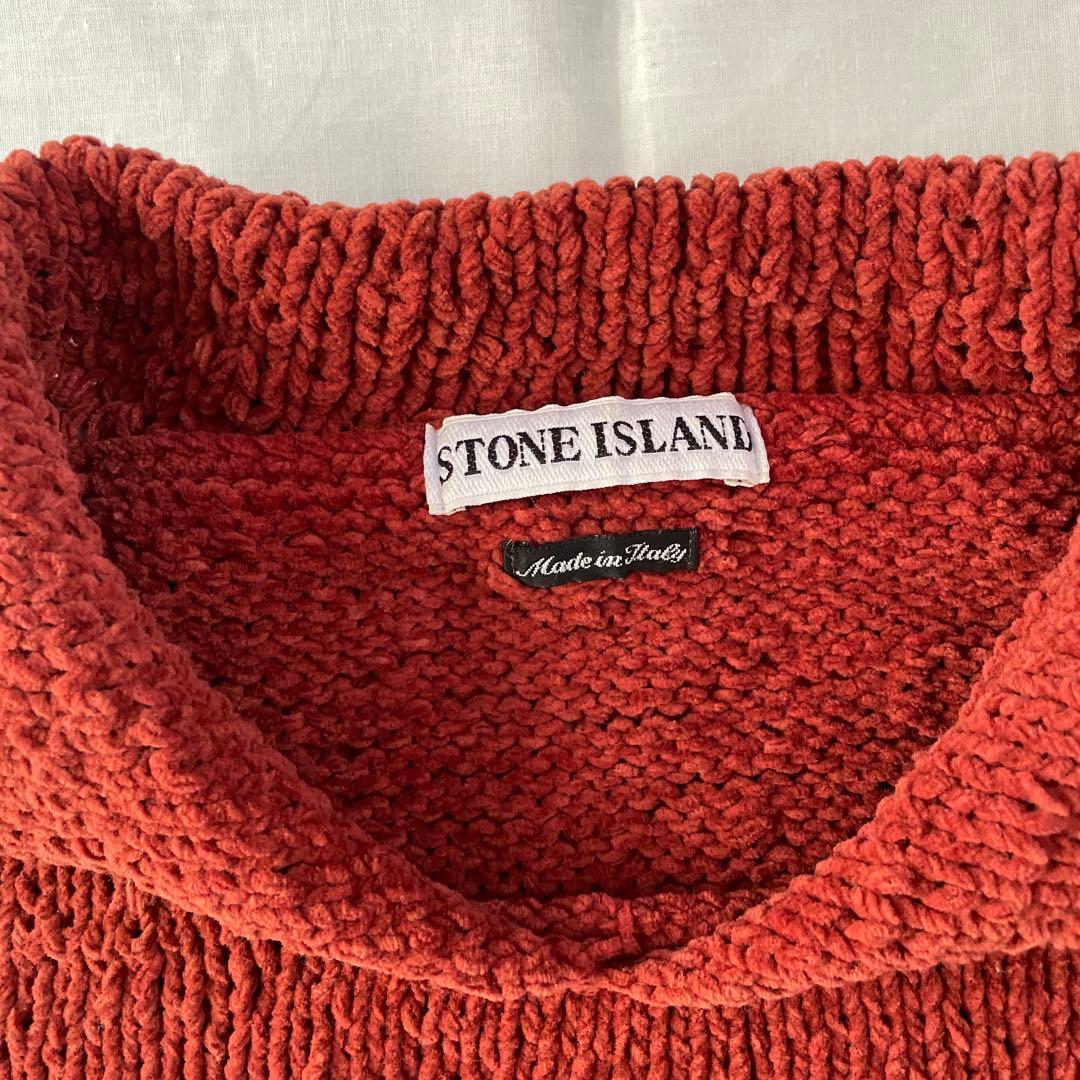 80s〜90s stoneIsland ストーンアイランド ニット - メルカリ