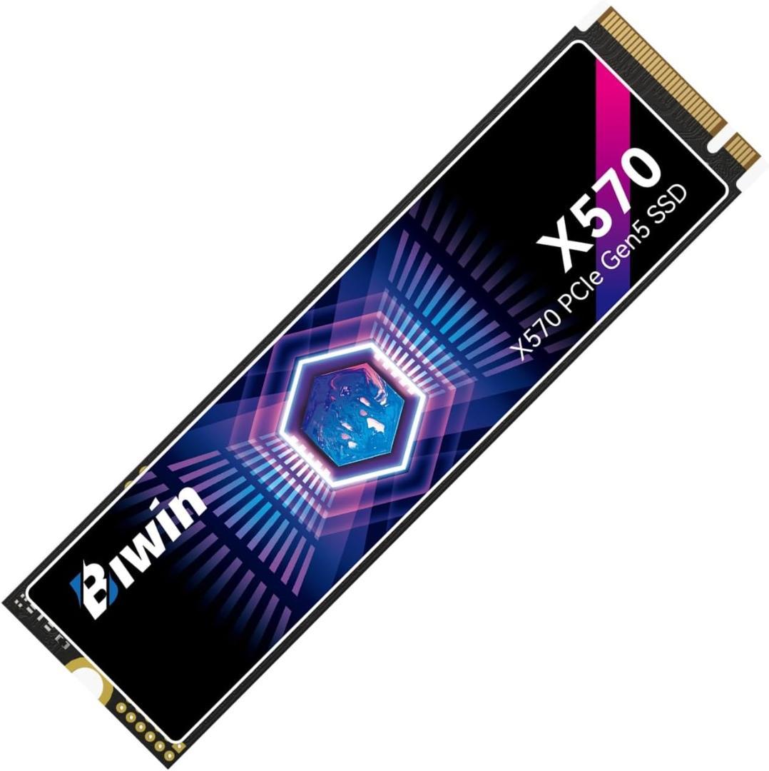 新品 Biwin X570 PCIe Gen5.0 M.2 SSD 1TB Biwin Black Opal X570 PRO PCIe Gen 5 SSD