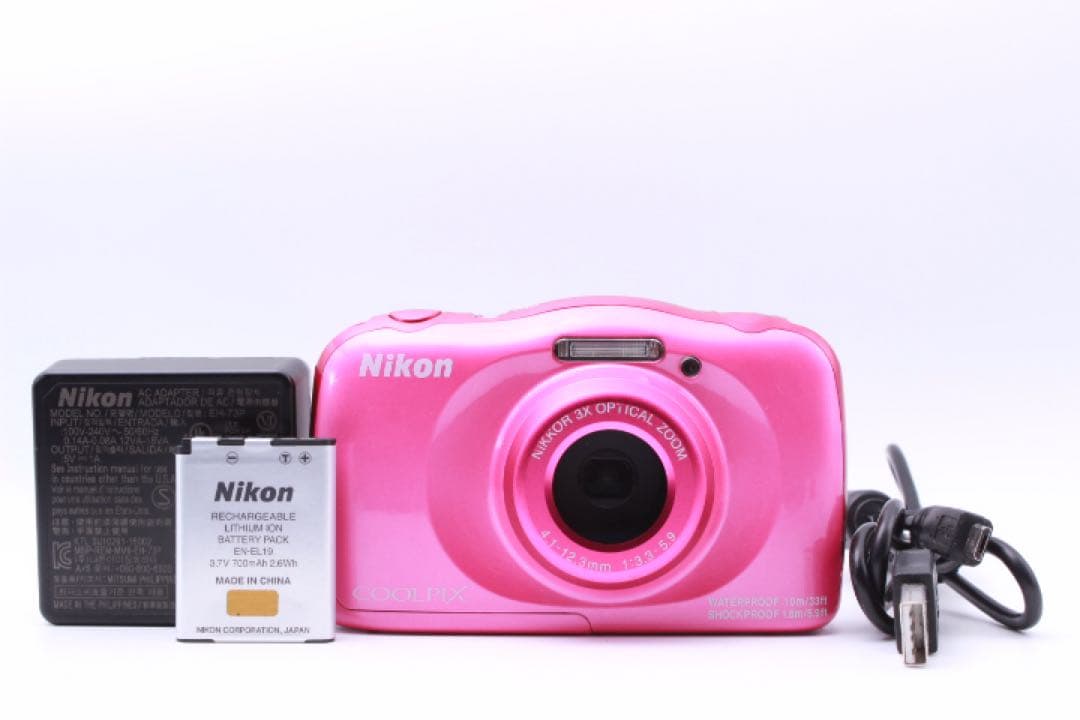 Nikonニコン COOLPIX W100 ピンク《動作確認済》 - メルカリ