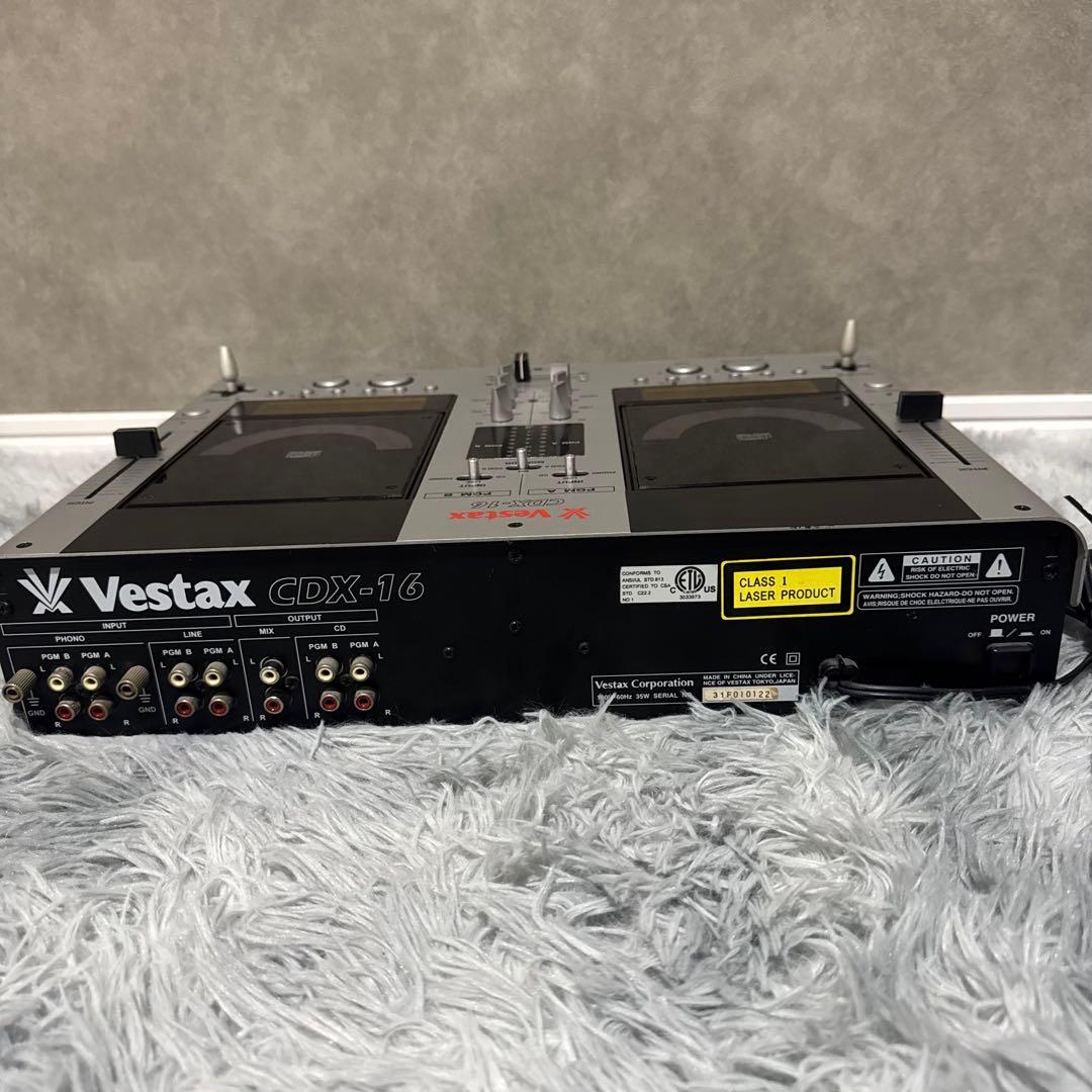 美品】VESTAX デュアルCDプレーヤー CDX-16 - メルカリ