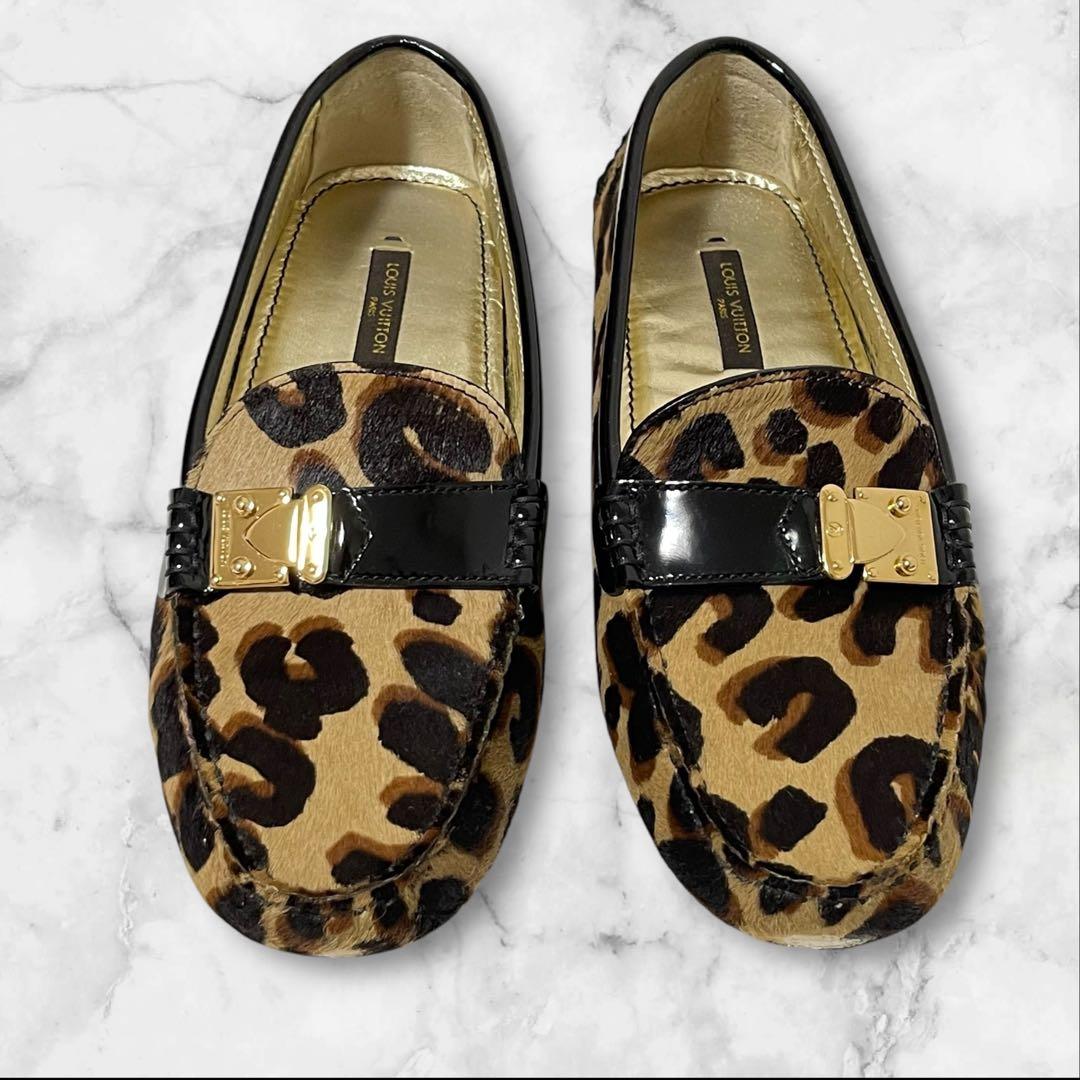 818様専用 LOUIS VUITTON ヒョウ柄 ドライビングシューズ