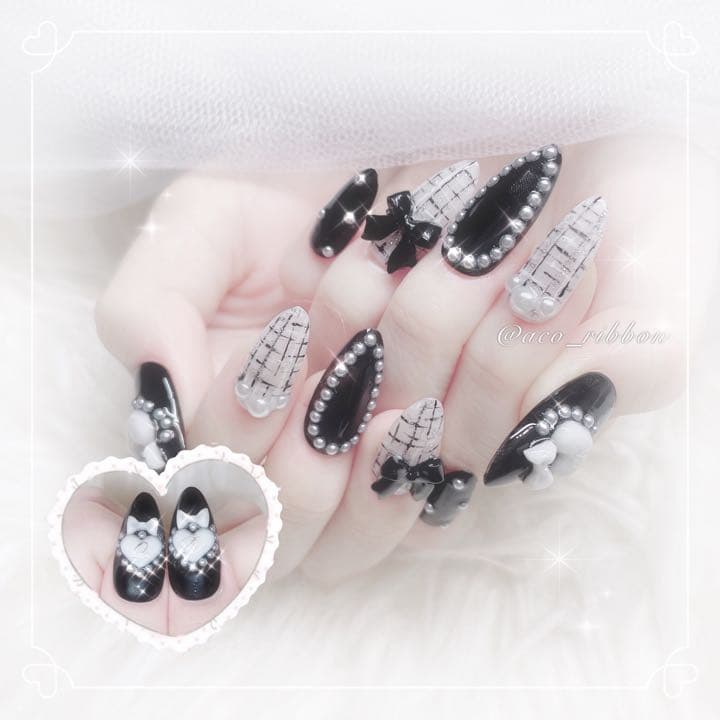 5】ネイルチップオーダー オーダーネイル 量産型 ジャニオタ 地雷系