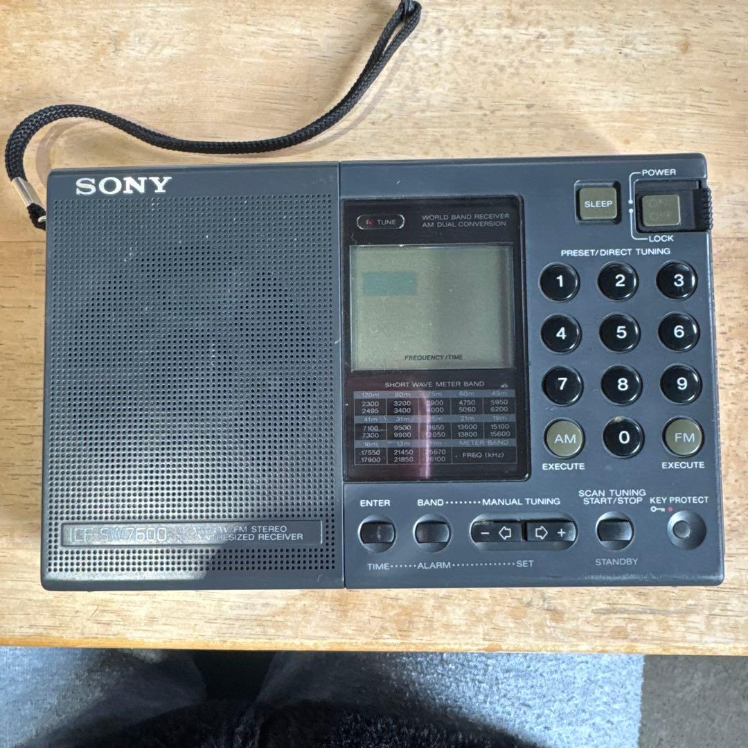 ソニーのBCLラジオ、ICF-SW7600 ワールドバンドレシーバー ICF www