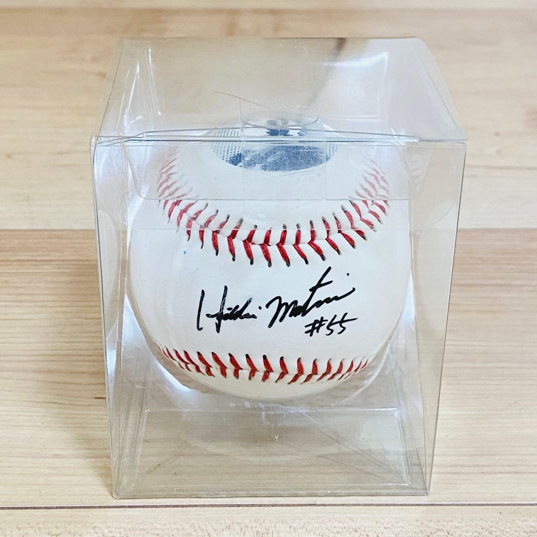 匿名配送】松井秀樹 55 サインボール - メルカリ