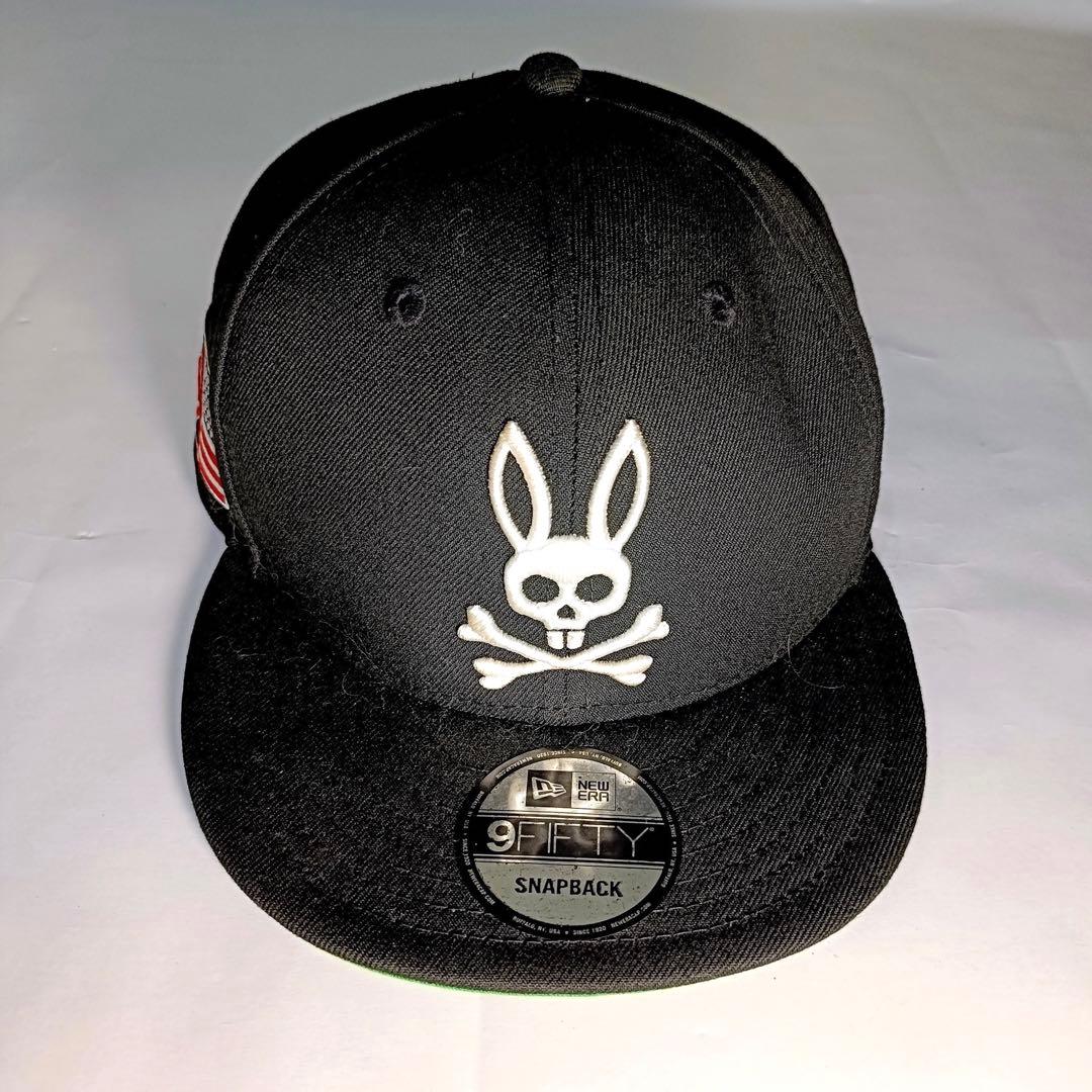 Psycho Bunny New Era 9FIFTY ブラック WEB限定]NEW ERA × Psycho Bunny 9FIFTY キャップ｜Psycho Bunny