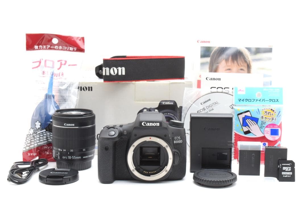 Canon EOS 8000D 元箱付 標準キット 初心者 スマホ転送 旅行 - メルカリ