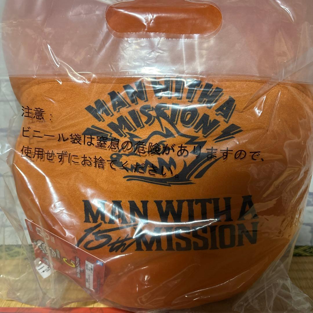 MAN WITH A MISSION 一番くじC賞 フェイスクッション オマケ付 - メルカリ
