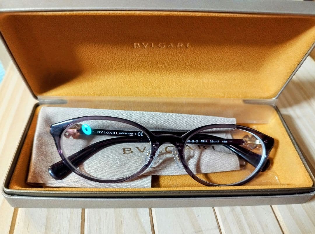 いちごっち様専用 BVLGARI 眼鏡 度入り - メルカリ