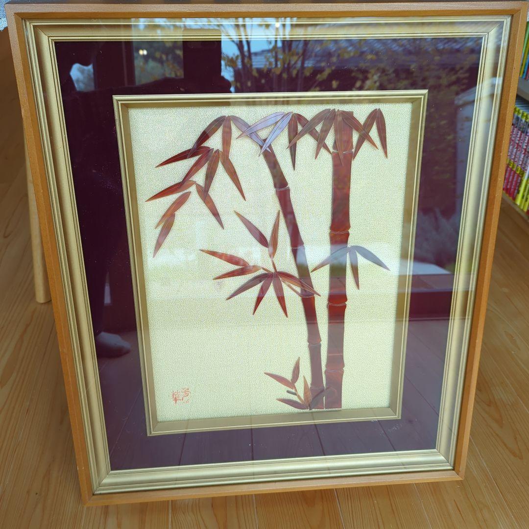 朱竹 貴石画 赤瑪瑙メノウ インテリア 風水 開運 - メルカリ