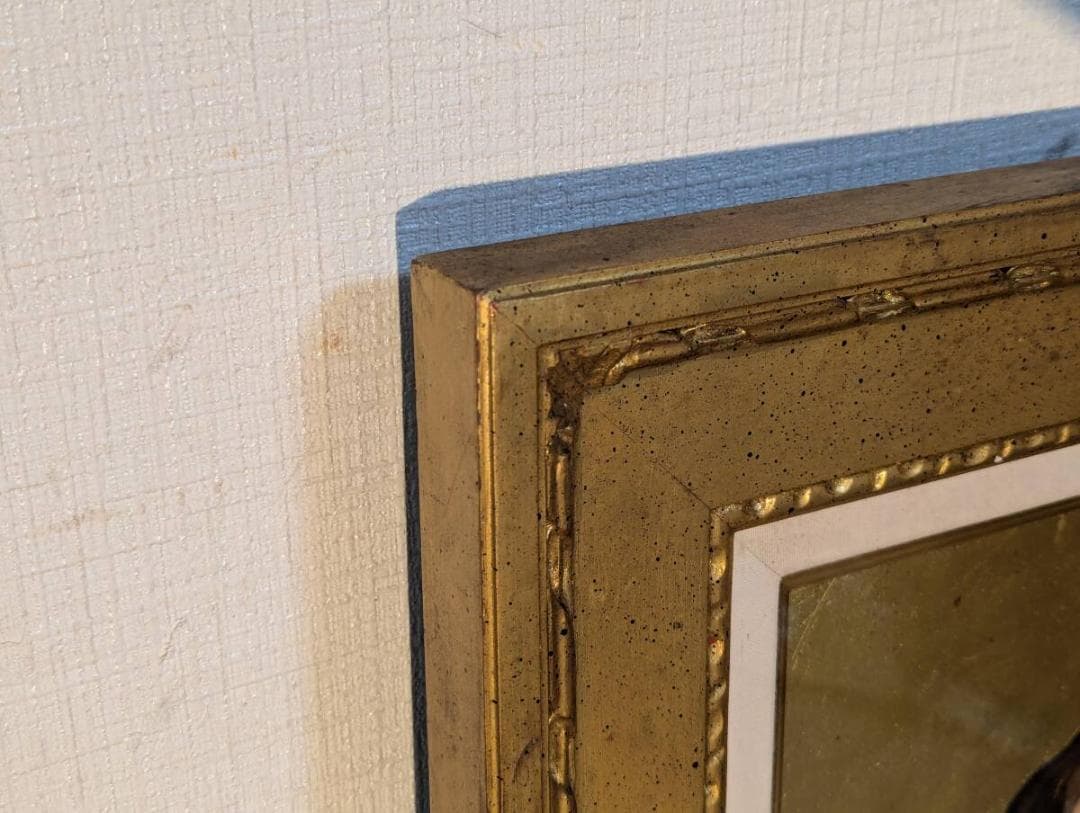 【真作】絵画　土野秀信　油彩6号　怜　現代美人画　箱・黄袋入　X153