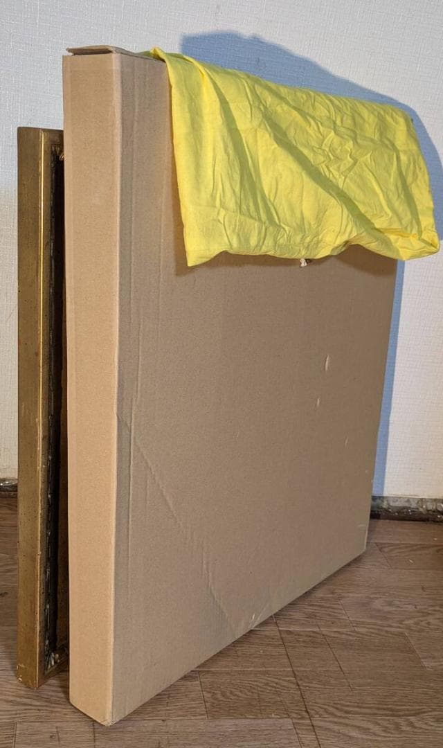 【真作】絵画　土野秀信　油彩6号　怜　現代美人画　箱・黄袋入　X153