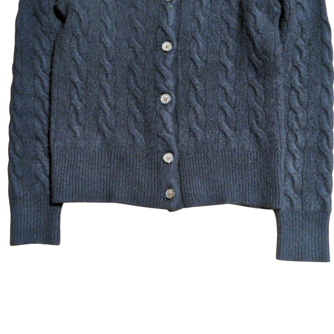 ポロラルフローレン ケーブルニット カーディガン カシミヤ混 ホース